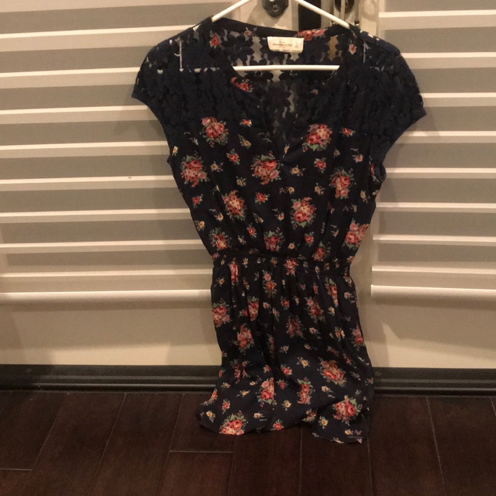 Navy blue dress